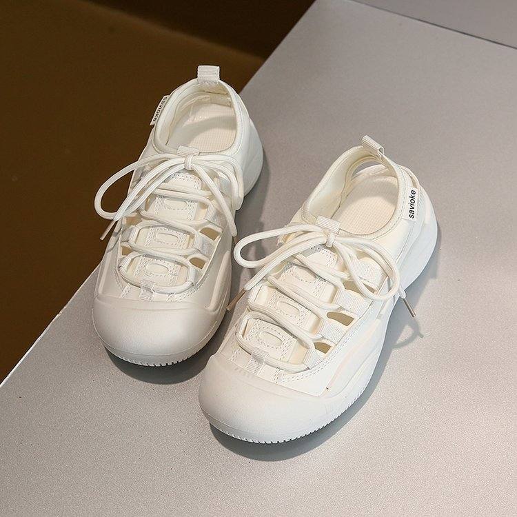 2026 Spring New Women Korean Style Canvas Shoes, Breathable Student Casual Viral Streetwear White Sneakers