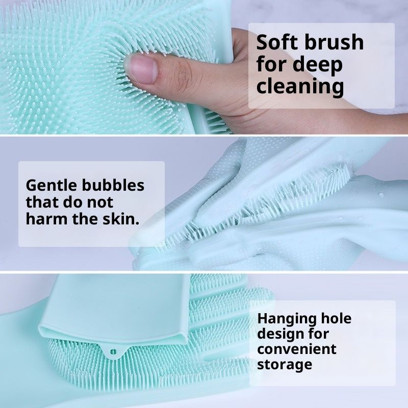 Pet Bathing Gloves Dog Bath Supplies Set