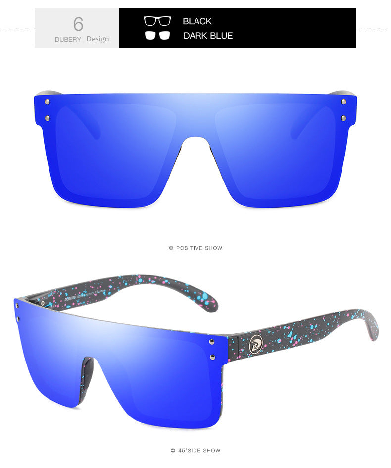 DUBERY New One-Piece Oversized Sunglasses