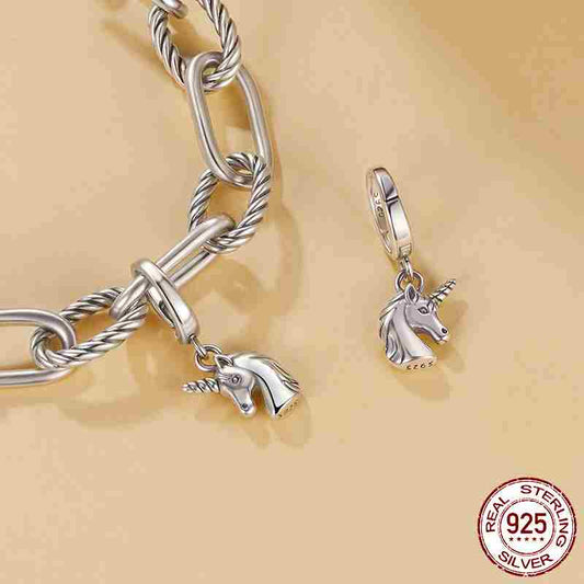 Pendant S925 Silver Beaded DIY Bracelet Accessories