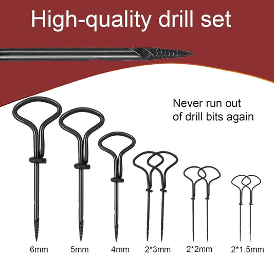 51-Piece Mini Drill Set: Precision Pin Vise Micro Hand Drill With 48 Twist Drill Bits (0.5–3.0 Mm), Tweezers, Box, Drill Bits, Rotating Tools For Crafts And Woodworking, Alloy Steel
