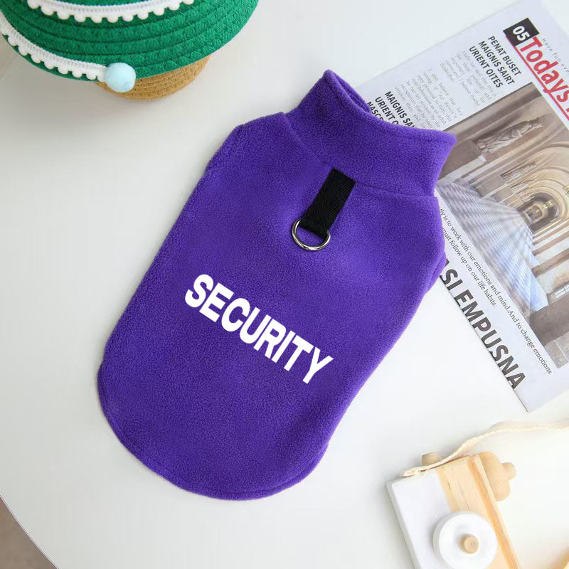 Pet Clothing Fleece-lined Thermal Vest