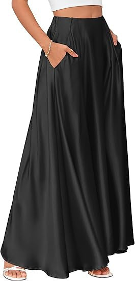 New Elegant Solid-color Pocket Dress For Women