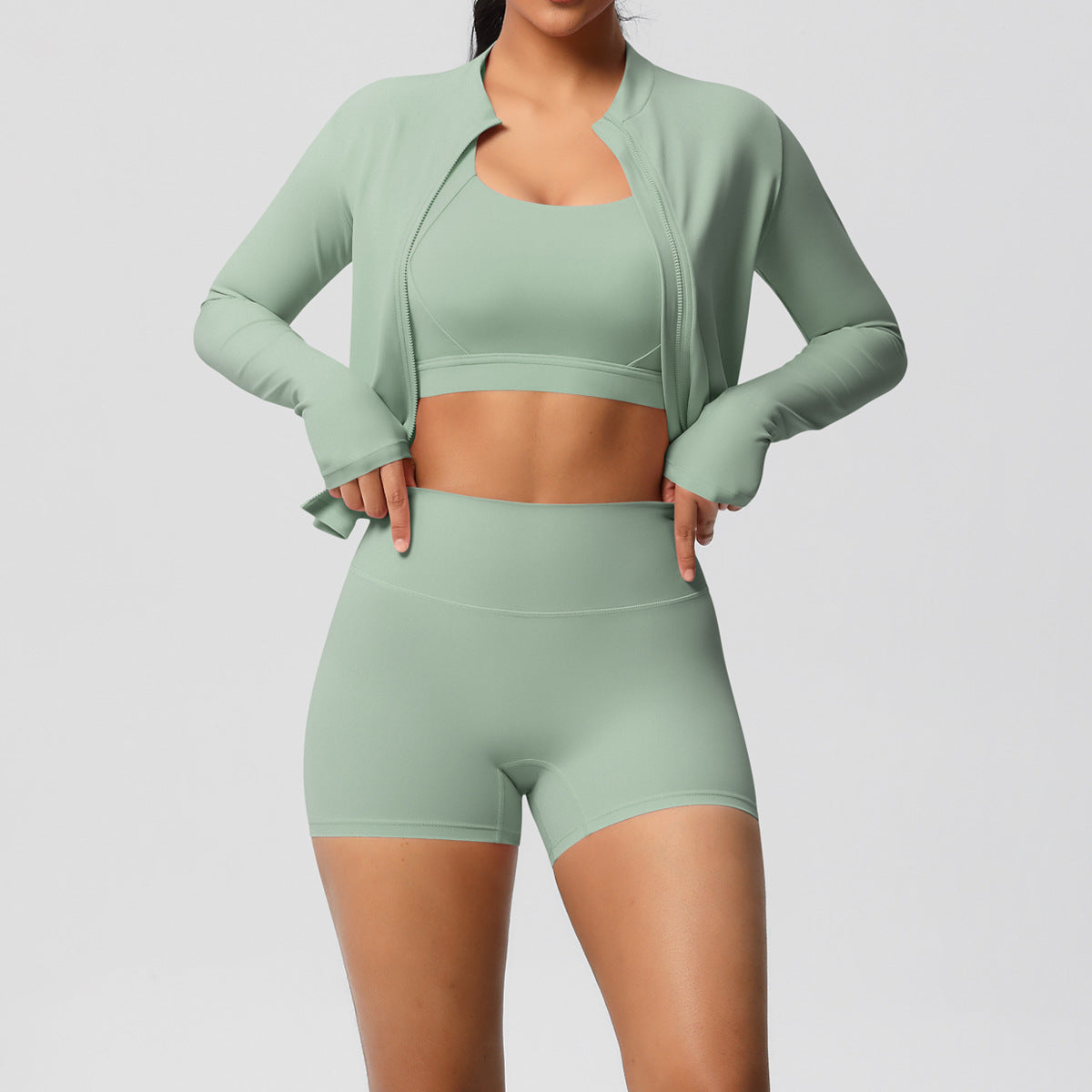Three Items Leisure Pilates Running Fitness And Yoga