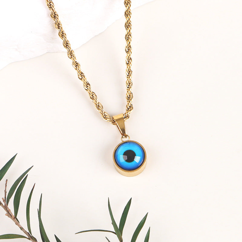 Fashionable And Luxurious Stainless Steel Rope-Style Necklace Accessories