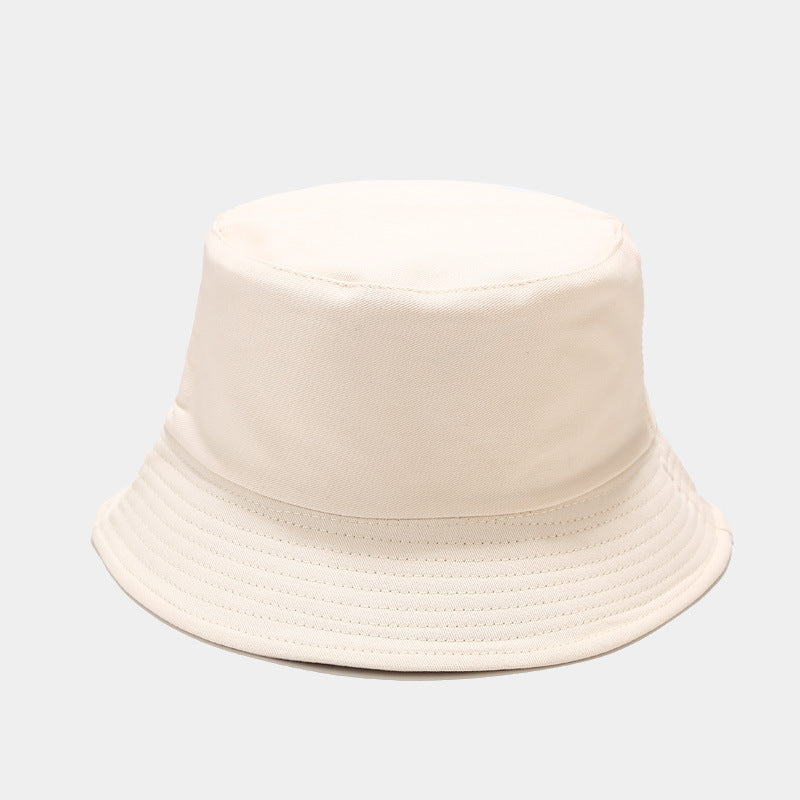 New Solid-color Double-sided Wearable Sun Hat For Outdoor Photography, Slimming Face Cap, Daily Outing Sun Protection Hat