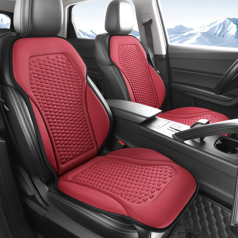 Bump Textured Breathable Cooling Car Seat Cushion For Front Seats