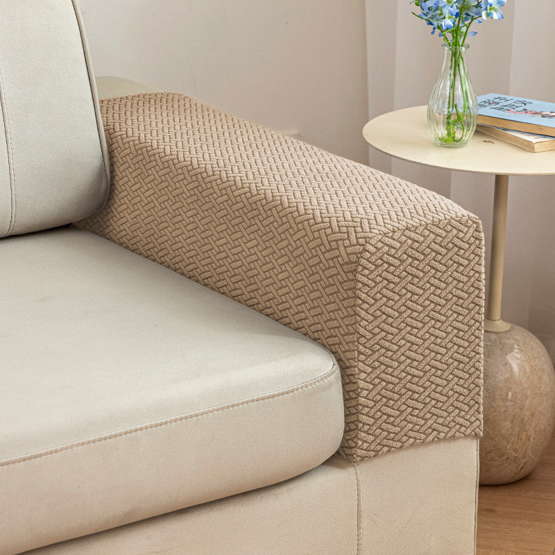 Thickened, Dirt-Resistant Home Fabric Simple Solid-Colored Armrest Covers