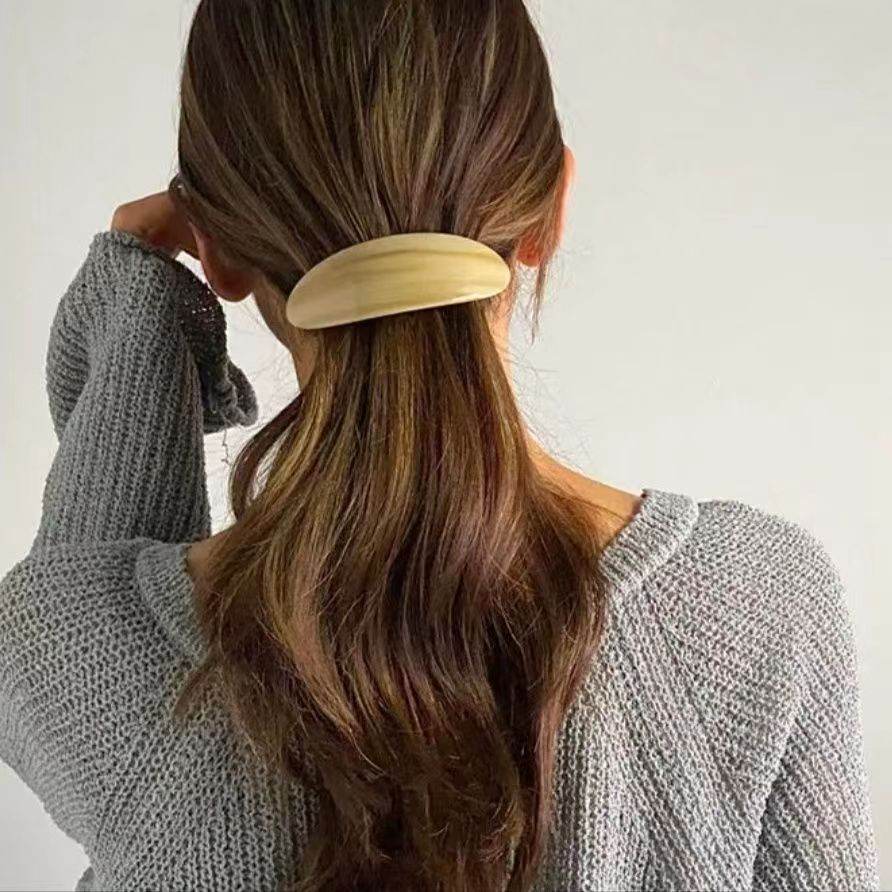 Oval Clip Half Hair Accessories Female