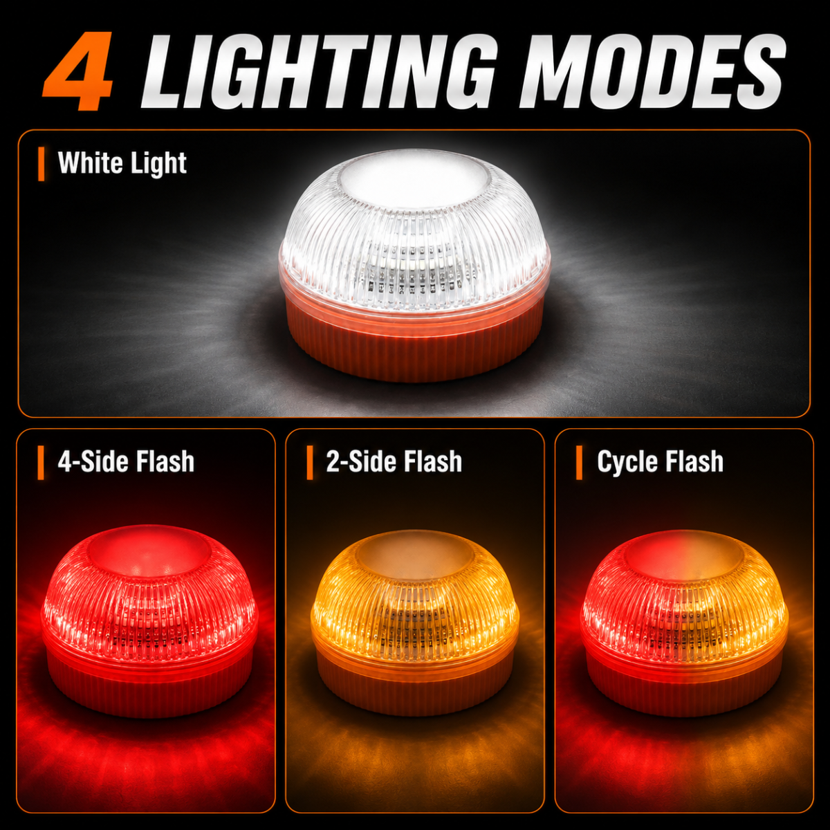 HB 329C LED Warning Light Rechargeable Roadside Emergency Safety Lamp OEM Car Accessories Road Flare