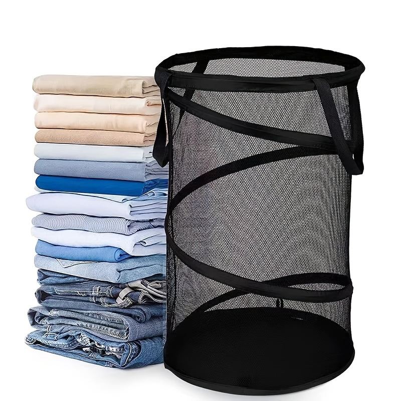 Large Foldable Laundry Basket Clothing Storage Bin