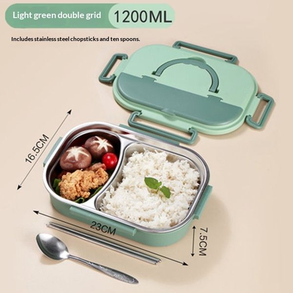 304 Stainless Steel Airtight And Food-safe Bento Box