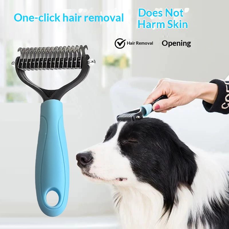 Pet Comb Double-sided Detangling Comb For Grooming And Cleaning Cats