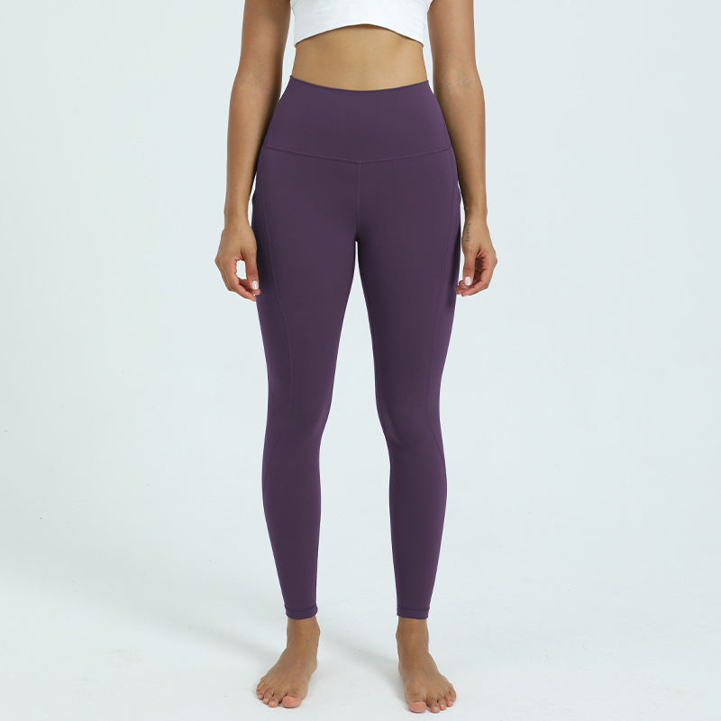 Pocket High Waist Buttock Lifting Yoga Clothes Elastic Abdominal Compression Tight Sweatpants