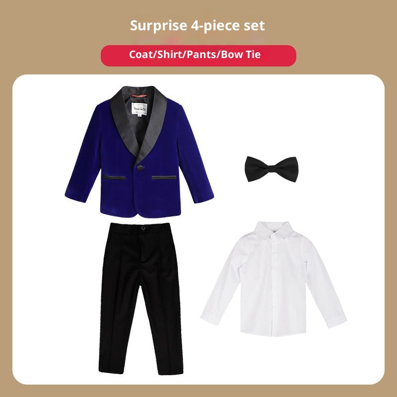 Children's Suit Korean Boy Flower Girl Celebration Dress