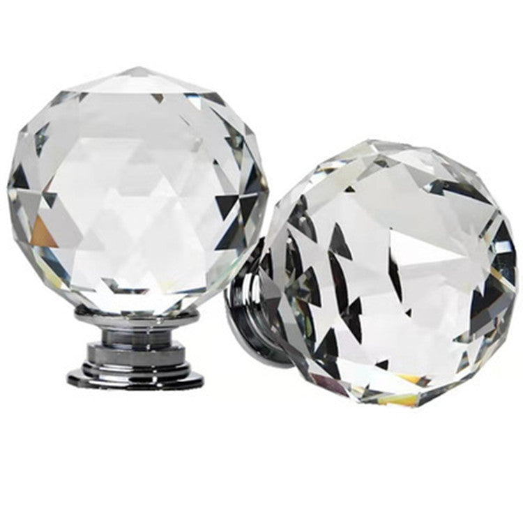 Crystal Ball Glass Handle For Dressing Table Or Makeup Box Drawer