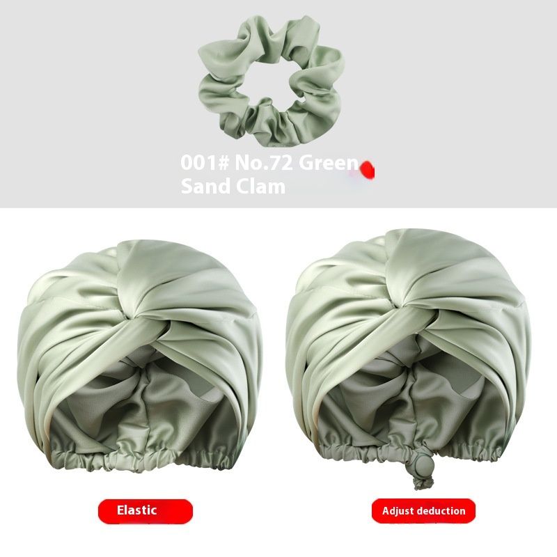 Women's Two-tier Adjustable Silk Makeup Cap