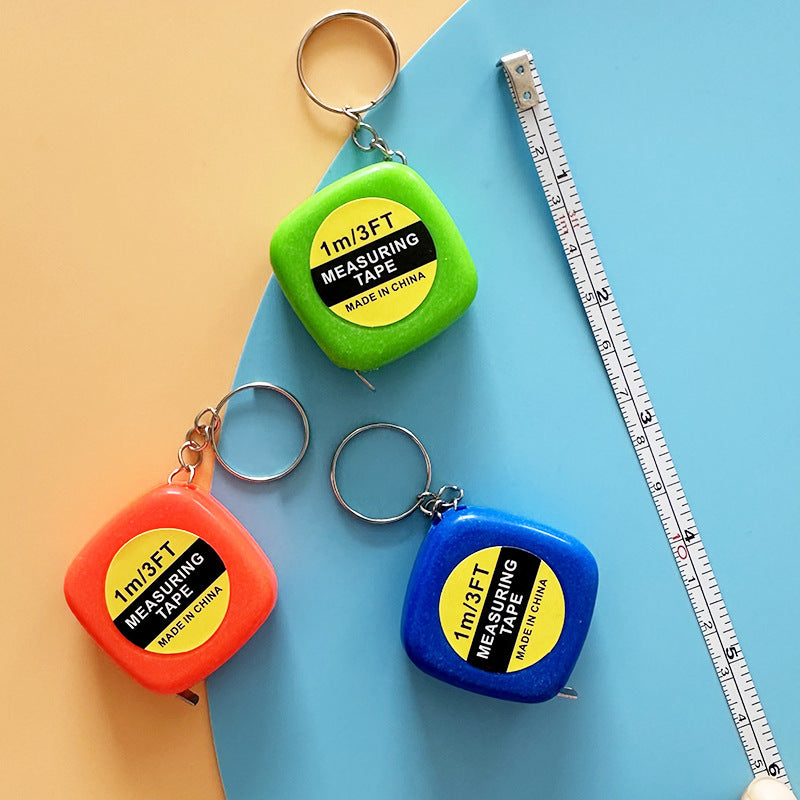 Small Tape Measure With Keychain Gift Ruler Mini Steel Measuring Tape