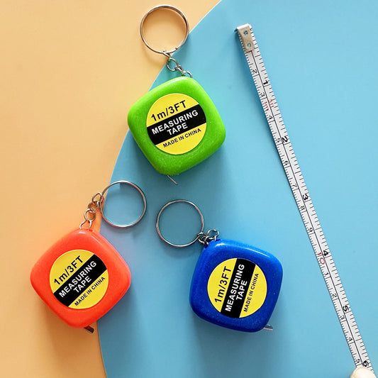 Small Tape Measure With Keychain Gift Ruler Mini Steel Measuring Tape