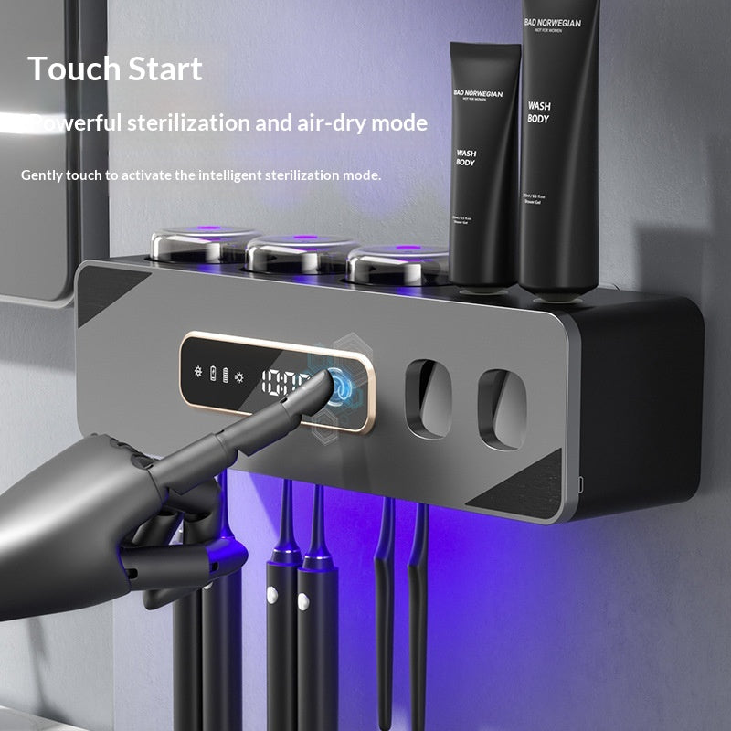 Smart Toothbrush Head Touch-Control Sterilization And Drying Toothbrush Holder