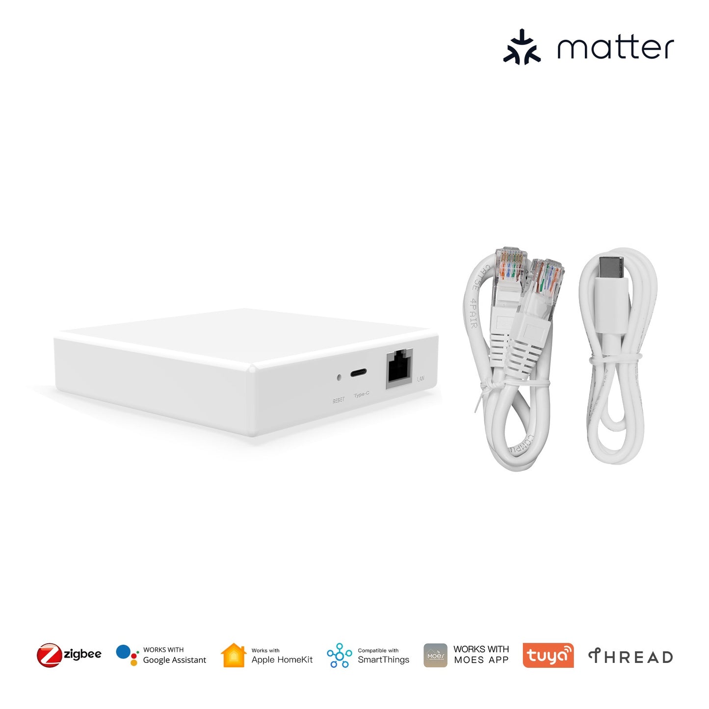 Matter Protocol Smart Home Zigbee Remote Wired Smart Gateway