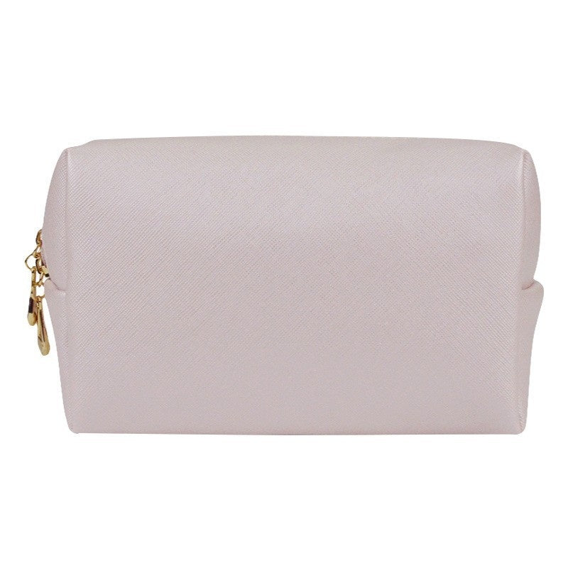 PU Leather Octagonal Square Makeup Storage Bag, Simple Design