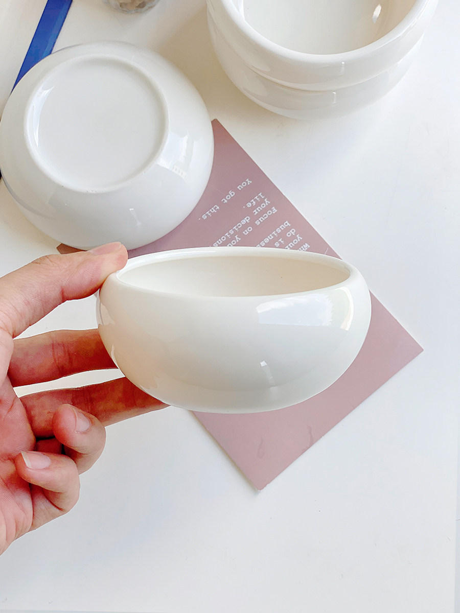 Korean-style Instagram Ceramic Rice Bowl