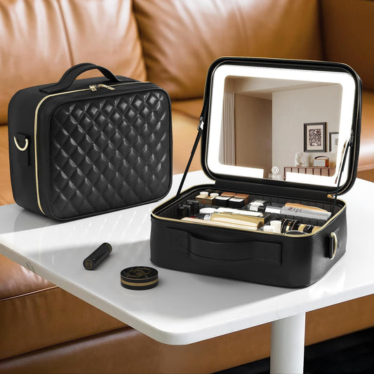 High-capacity Premium Travel And On-the-go Makeup Bag