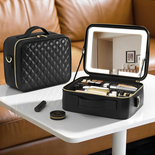 High-capacity Premium Travel And On-the-go Makeup Bag