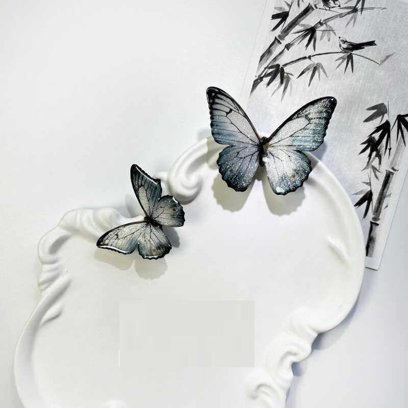 Minimalist Ink-wash Style Butterfly Hair Clip