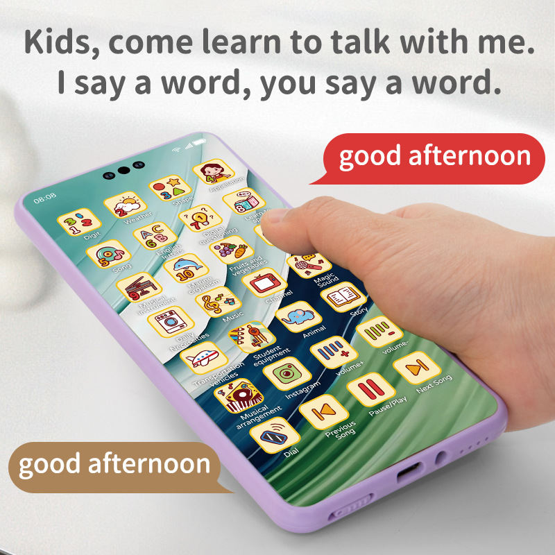 The Charging Children's Mobile Phone Toy Simulation Early Education Learning Machine Is Intelligent