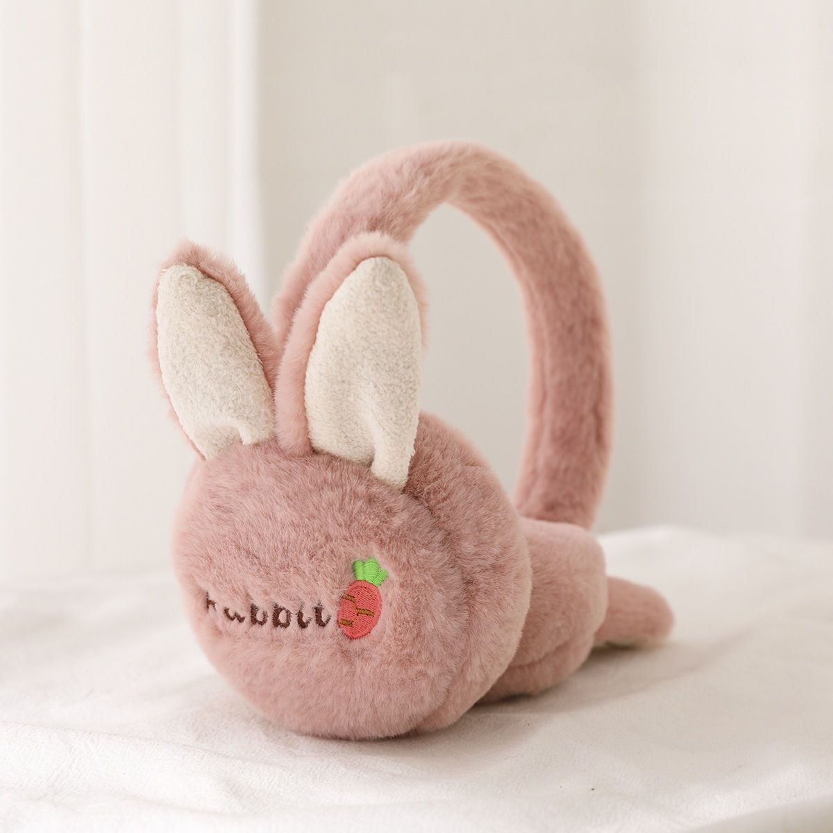 Rabbit Ear Earmuffs For Winter Warmth, Korean Style For Women