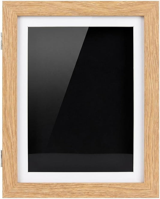 HOLOCOZO Kids Artwork Frame 8.5x11 with Stand for Tabletop or Wall, A3 Large Magnetic Front Opening Picture Frame for Chil...