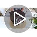 Kate Aspen Celebration of Life Memory Funeral Guest Book and Box for Memorial Service Bereavement Cards, Prayer Cards - Ha...