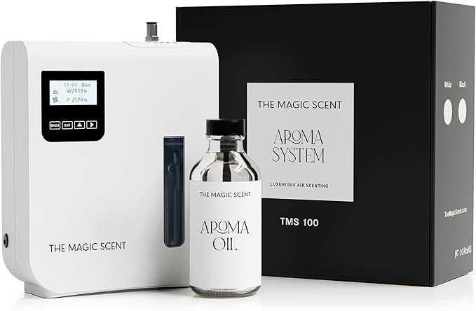 The Magic Scent Diffuser, Scent Air Machine for Home & Hotels, HVAC or Portable Nebulizing Diffuser - Large Room Waterless...