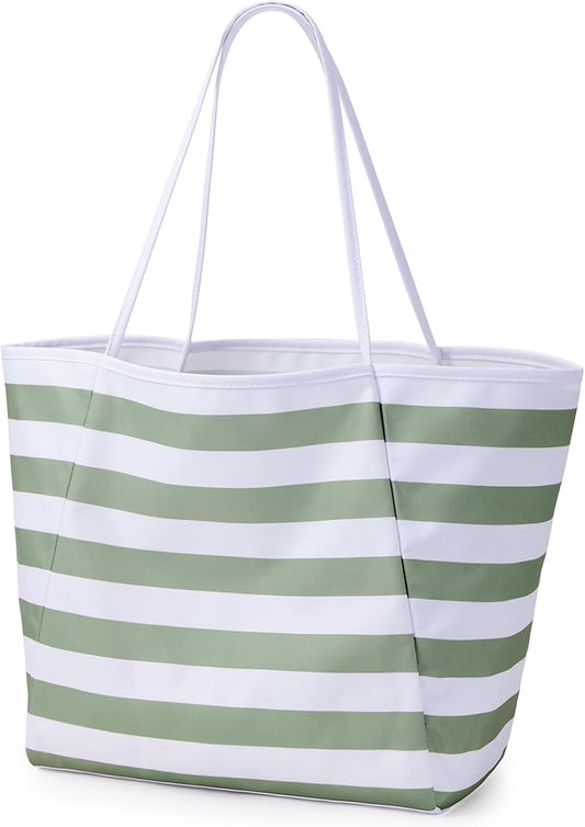 KALIDI Beach Tote Bag Women Large Waterproof Sandproof Shoulder Handbag Packable Grocery Bag Hobo Purse for Picnic Vacation