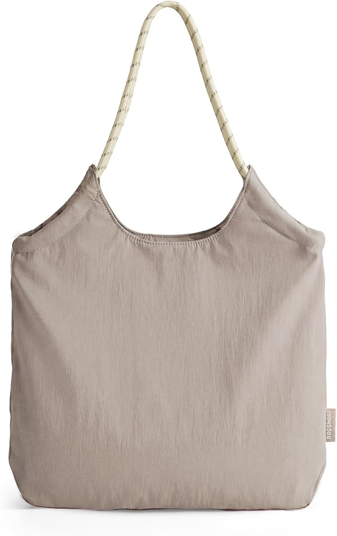 BAGSMART Beach Bags for Women, Beach Tote Bag Beach Bag with Zipper Waterproof Sandproof Swim Pool Bag