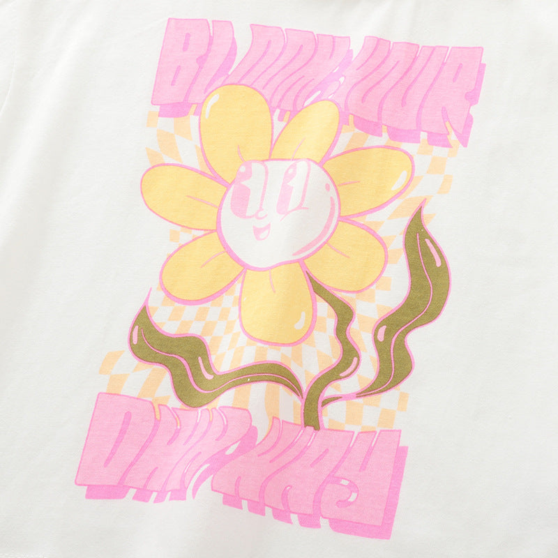 Girls Summer New Casual Outfit Set