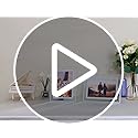 ECBEITF 4x6 Picture Frames Set of 2, Desktop Clear Glass Photo Frame Horizontal or Vertical Display for Landscape, Portrai...