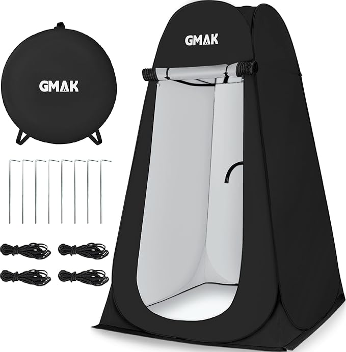 GMAK Pop Up Privacy Shower Tent, Portable Pop Up Beach Dressing Changing Room UV/Rain Outdoor Privacy Shelter Camping Ten...