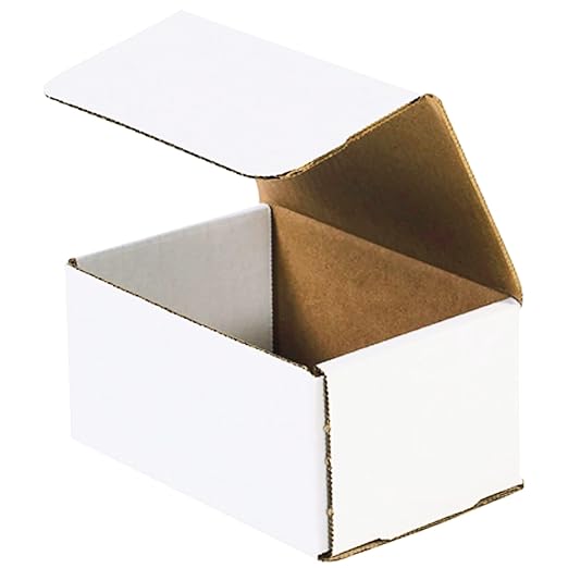 BOX USA Shipping Boxes Small 6"L x 4"W x 3"H 50-Pack - Corrugated Cardboard Box for Moving, Mailing, Packing, Packaging an...