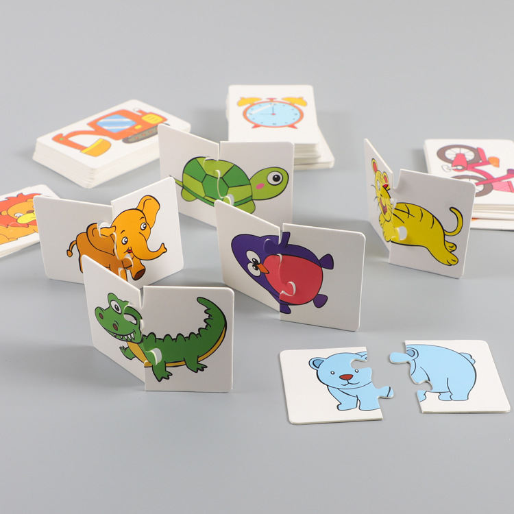 Cartoon Educational Toys Matching Puzzle Early Education Toys