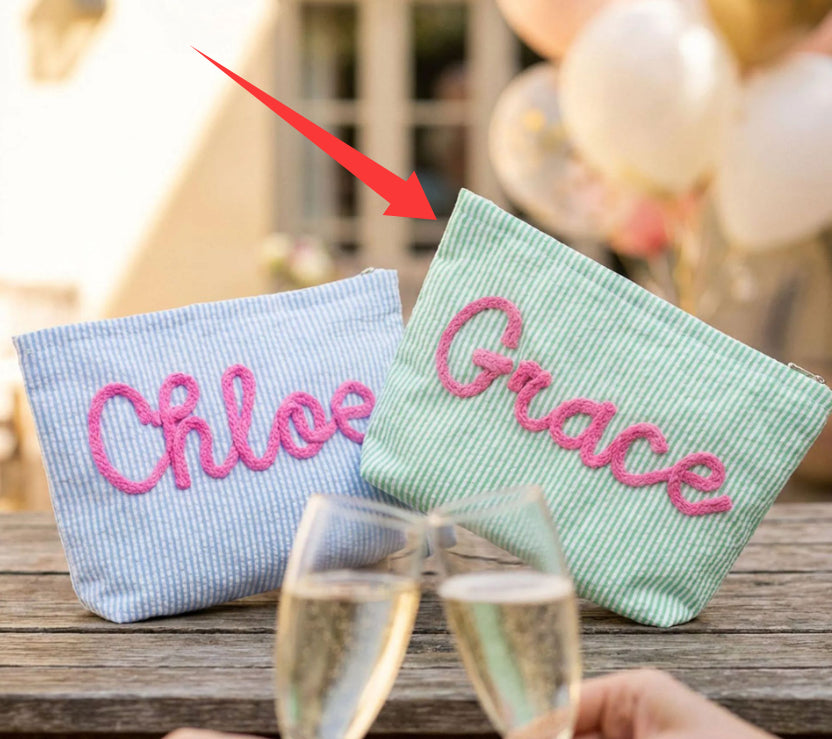 Customized Ladies Bubble Silk Makeup Bag