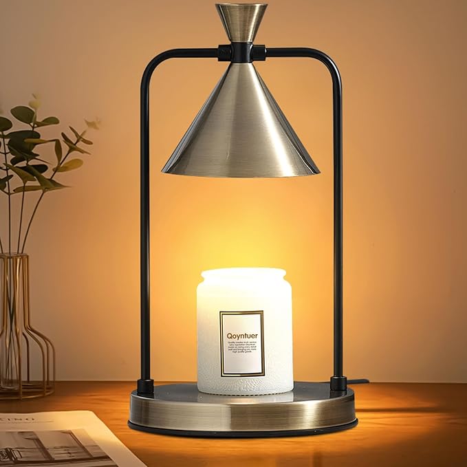 Qoyntuer Candle Warmer Lamp with Timer Dimmer, Birthday Gifts for Women Mom, House Warming Gifts New Home Room Decor, Plu...
