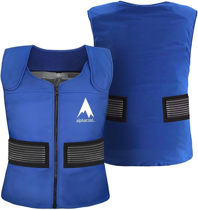 Alphacool Tundra Phase Change Cooling Vest – Summer Sportive Anti-Heat Clothing For Gym, Running, Athletic Activities