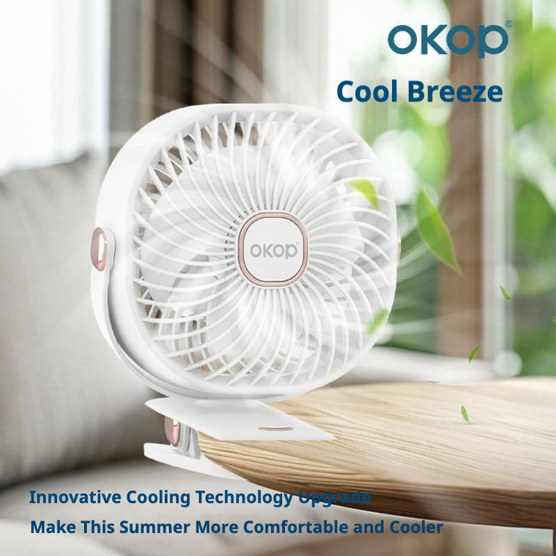 KP-F06 Best-selling Multifunctional Portable Clip-on Hanging Desktop Fan Foldable Design Ideal For Home Use Factory Stock Available