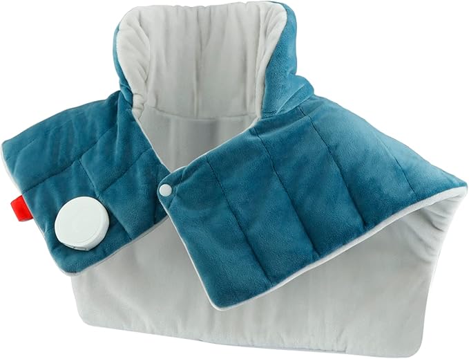 Comfytemp Heating Pad for Neck and Shoulders and Back, 2.6lb Weighted Electric Heating Pads FSA Eligible, Mothers Day Gift...