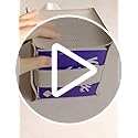 Tissue Box Cover Holder, Square with Bottom Belt by Carrot's Den - PU Leather Decorative Organizer for Tabletop, Bathroom,...