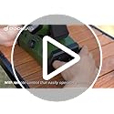 Odoland 40000mAh Camping Fan with LED Light, Battery Operated Oscillating Desk Fan with Remote & Hook, Rechargeable Outdoo...