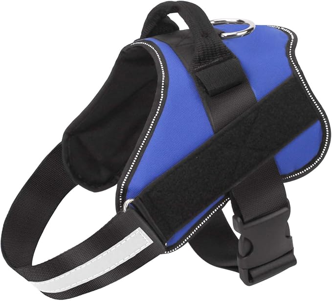 Bolux Dog Harness, No-Pull Reflective Dog Vest, Breathable Adjustable Pet Harness with Handle for Outdoor Walking - No Mor...
